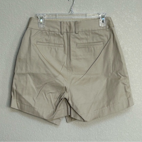 FRAME Women's Cotton Trench Skort Casual Solid Khaki Beige Size 4 - Picture 2 of 8